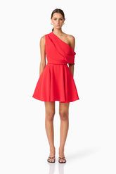 ELLIATT ELINOR ONE SHOULDER MINI DRESS